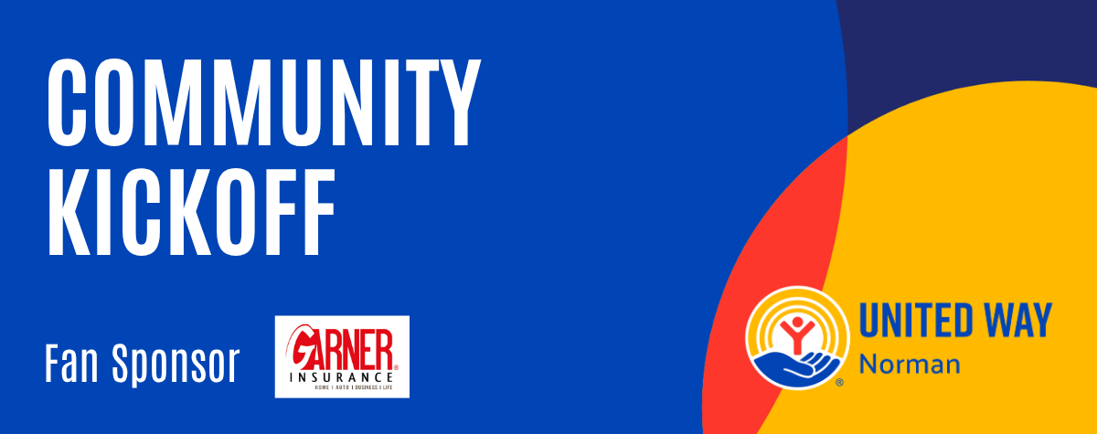 Text reading Community Kickoff
