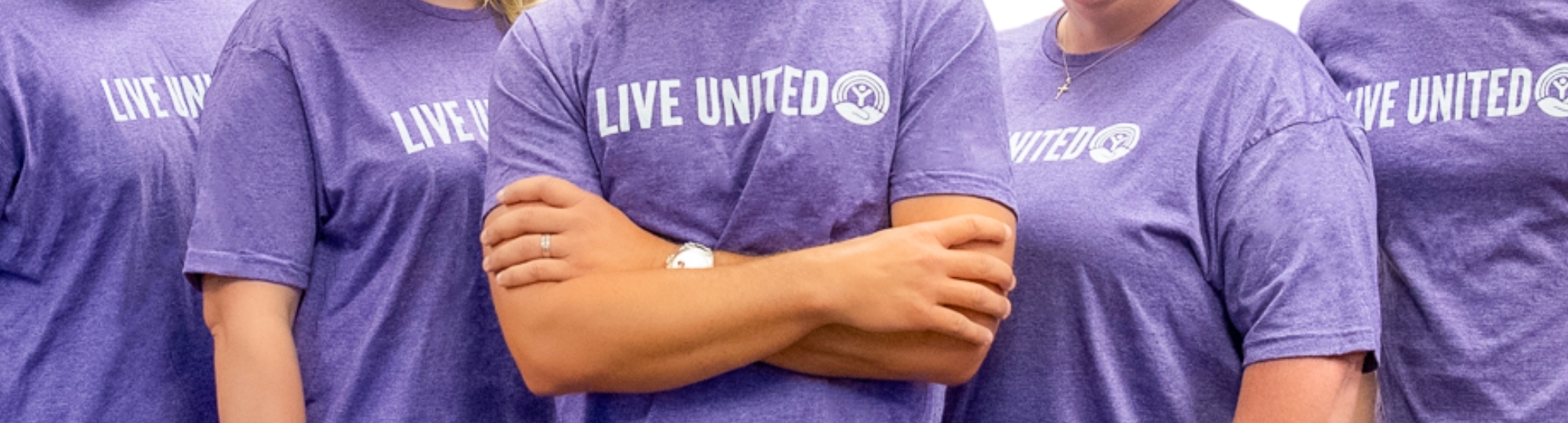 Photo of people wearing United Way shirts