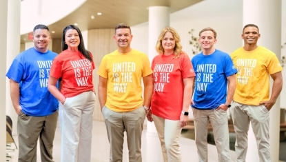 People posing for a photo