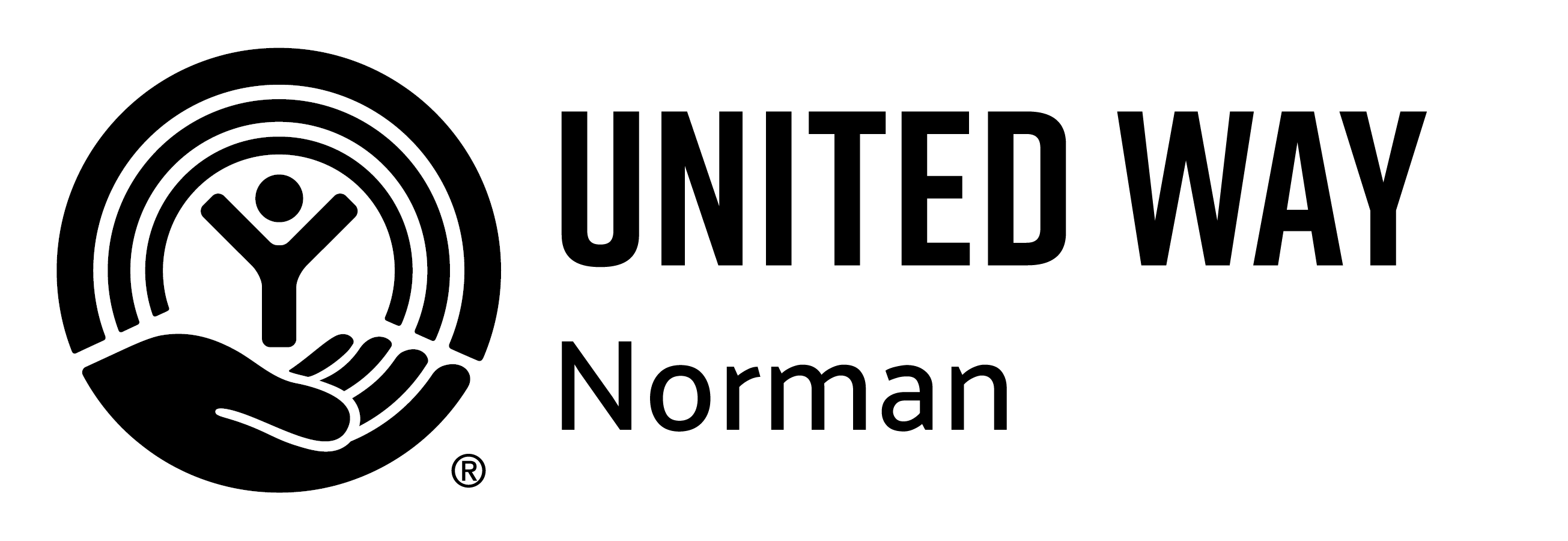 United Way of Norman logo black